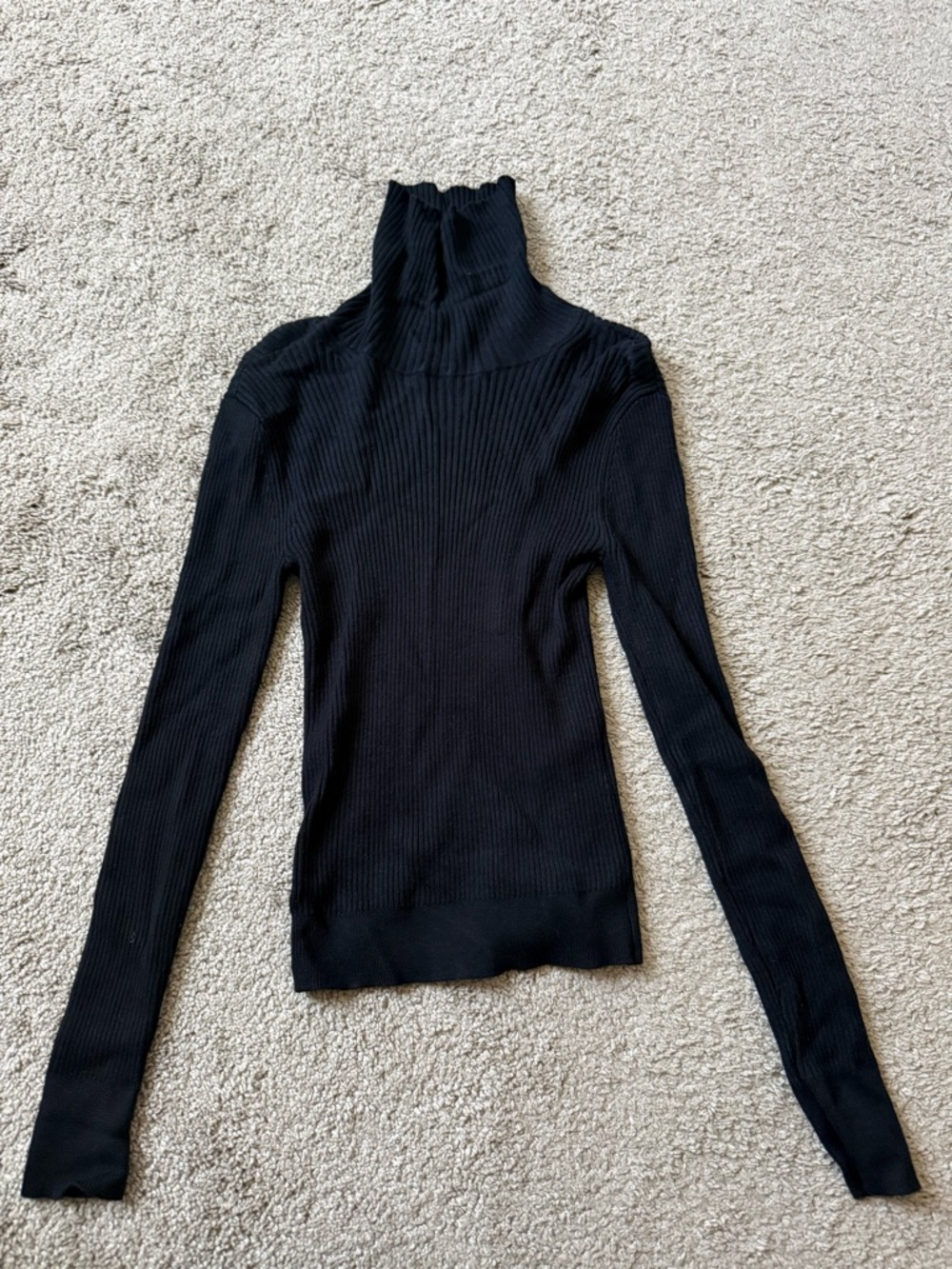 Abercrombie Ribbed Turtle Neck Top